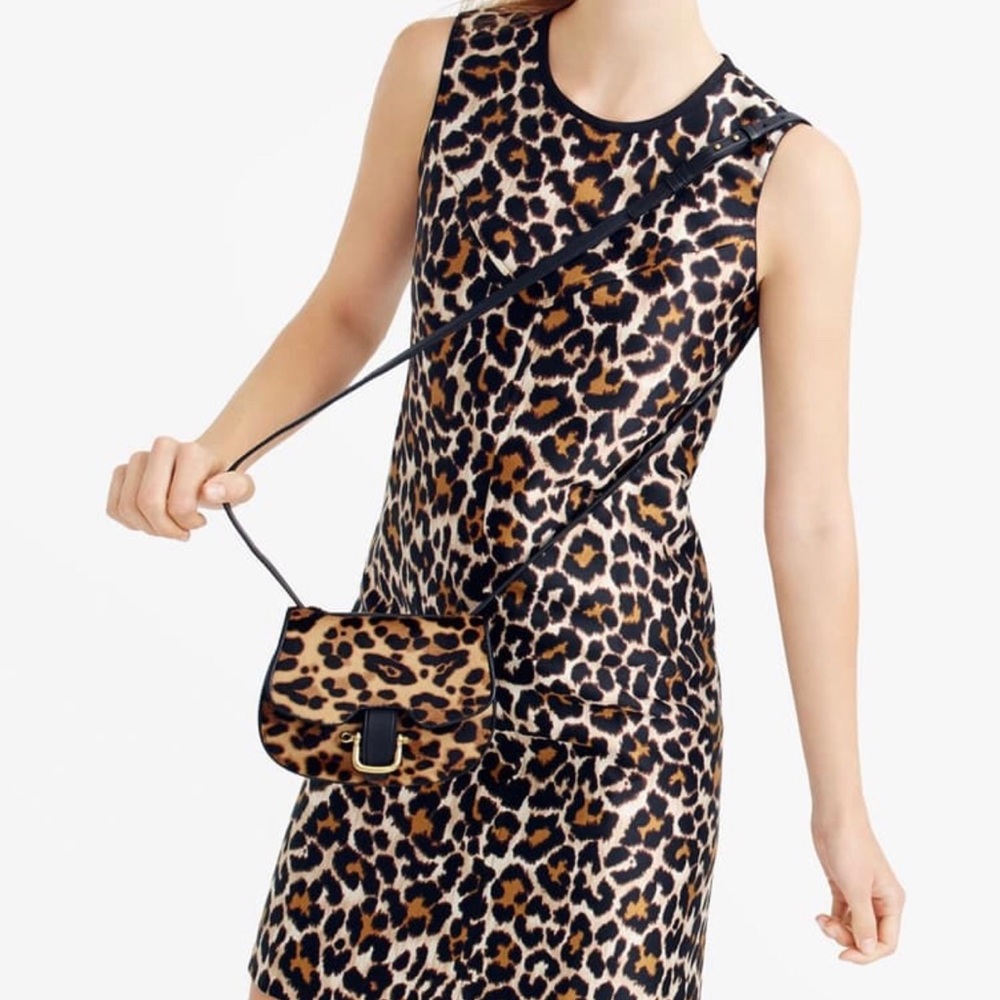 J.Crew Leopard Print Shift Dress
